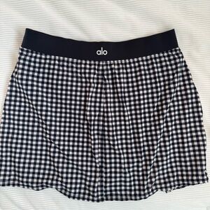 Alo Gingham Skirt/Skort